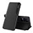 Funda de Cuero Cartera con Soporte Carcasa Q03H para Xiaomi Redmi K40S 5G Negro