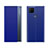 Funda de Cuero Cartera con Soporte Carcasa Q04H para Xiaomi POCO C3 Azul