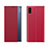 Funda de Cuero Cartera con Soporte Carcasa Q04H para Xiaomi Redmi 9AT Rojo