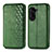 Funda de Cuero Cartera con Soporte Carcasa S01D para Asus ZenFone 10 Verde