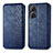 Funda de Cuero Cartera con Soporte Carcasa S01D para Asus Zenfone 9 Azul