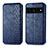 Funda de Cuero Cartera con Soporte Carcasa S01D para Google Pixel 7 Pro 5G Azul