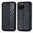 Funda de Cuero Cartera con Soporte Carcasa S01D para Huawei Enjoy 50z Negro