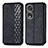 Funda de Cuero Cartera con Soporte Carcasa S01D para Huawei Honor 80 Pro Flat 5G Negro