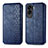 Funda de Cuero Cartera con Soporte Carcasa S01D para Huawei Honor 90 Lite 5G Azul