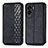 Funda de Cuero Cartera con Soporte Carcasa S01D para Huawei Honor 90 Lite 5G Negro