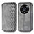 Funda de Cuero Cartera con Soporte Carcasa S01D para Huawei Honor Magic4 Pro 5G Gris