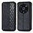 Funda de Cuero Cartera con Soporte Carcasa S01D para Huawei Honor Magic4 Pro 5G Negro