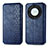 Funda de Cuero Cartera con Soporte Carcasa S01D para Huawei Honor Magic5 Lite 5G Azul