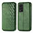 Funda de Cuero Cartera con Soporte Carcasa S01D para Huawei Honor V40 5G Verde