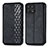 Funda de Cuero Cartera con Soporte Carcasa S01D para Huawei Honor X30i Negro