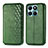 Funda de Cuero Cartera con Soporte Carcasa S01D para Huawei Honor X8b Verde