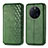 Funda de Cuero Cartera con Soporte Carcasa S01D para Huawei Mate 50 Pro Verde