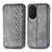 Funda de Cuero Cartera con Soporte Carcasa S01D para Huawei Nova 10 Gris