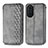 Funda de Cuero Cartera con Soporte Carcasa S01D para Huawei Nova 10 Pro Gris