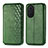 Funda de Cuero Cartera con Soporte Carcasa S01D para Huawei Nova 10 Pro Verde