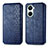 Funda de Cuero Cartera con Soporte Carcasa S01D para Huawei Nova 10 SE Azul