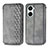 Funda de Cuero Cartera con Soporte Carcasa S01D para Huawei Nova 10 SE Gris