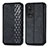 Funda de Cuero Cartera con Soporte Carcasa S01D para Huawei Nova 9 Negro