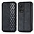 Funda de Cuero Cartera con Soporte Carcasa S01D para Huawei Nova 9 Pro Negro