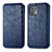 Funda de Cuero Cartera con Soporte Carcasa S01D para Motorola Moto Edge 20 Lite 5G Azul