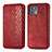 Funda de Cuero Cartera con Soporte Carcasa S01D para Motorola Moto Edge 20 Lite 5G Rojo