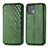 Funda de Cuero Cartera con Soporte Carcasa S01D para Motorola Moto Edge 20 Lite 5G Verde