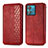 Funda de Cuero Cartera con Soporte Carcasa S01D para Motorola Moto Edge 40 Neo 5G Rojo