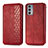 Funda de Cuero Cartera con Soporte Carcasa S01D para Motorola Moto Edge Lite 5G Rojo