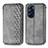 Funda de Cuero Cartera con Soporte Carcasa S01D para Motorola Moto Edge Plus (2022) 5G Gris