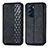 Funda de Cuero Cartera con Soporte Carcasa S01D para Motorola Moto Edge Plus (2022) 5G Negro