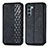 Funda de Cuero Cartera con Soporte Carcasa S01D para Motorola Moto Edge S30 5G Negro