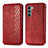 Funda de Cuero Cartera con Soporte Carcasa S01D para Motorola Moto Edge S30 5G Rojo