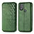 Funda de Cuero Cartera con Soporte Carcasa S01D para Motorola Moto G Play (2023) Verde