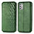 Funda de Cuero Cartera con Soporte Carcasa S01D para Motorola Moto G Stylus (2021) Verde