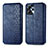 Funda de Cuero Cartera con Soporte Carcasa S01D para Motorola Moto G13 Azul