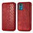 Funda de Cuero Cartera con Soporte Carcasa S01D para Motorola Moto G22 Rojo