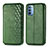 Funda de Cuero Cartera con Soporte Carcasa S01D para Motorola Moto G31 Verde