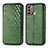 Funda de Cuero Cartera con Soporte Carcasa S01D para Motorola Moto G40 Fusion Verde