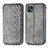 Funda de Cuero Cartera con Soporte Carcasa S01D para Motorola Moto G50 5G Gris