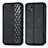 Funda de Cuero Cartera con Soporte Carcasa S01D para Motorola Moto G50 5G Negro