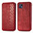 Funda de Cuero Cartera con Soporte Carcasa S01D para Motorola Moto G50 5G Rojo