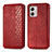 Funda de Cuero Cartera con Soporte Carcasa S01D para Motorola Moto G53 5G Rojo