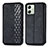 Funda de Cuero Cartera con Soporte Carcasa S01D para Motorola Moto G54 5G Negro