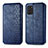 Funda de Cuero Cartera con Soporte Carcasa S01D para Nokia G100 Azul