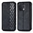 Funda de Cuero Cartera con Soporte Carcasa S01D para OnePlus 10 Pro 5G Negro