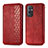 Funda de Cuero Cartera con Soporte Carcasa S01D para OnePlus 9 Pro 5G Rojo