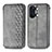 Funda de Cuero Cartera con Soporte Carcasa S01D para OnePlus Ace 2V 5G Gris