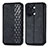 Funda de Cuero Cartera con Soporte Carcasa S01D para OnePlus Ace 2V 5G Negro