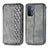 Funda de Cuero Cartera con Soporte Carcasa S01D para OnePlus Nord N200 5G Gris